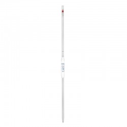 PIPETTE JAUGEE 1 TRAIT 50ML CL"AS" GRADUATION BLEUE + CA x 2