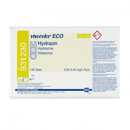 VISOCOLOR® HYDRAZINE 0.05-0.40mg/L ECO RECHARGE x 130