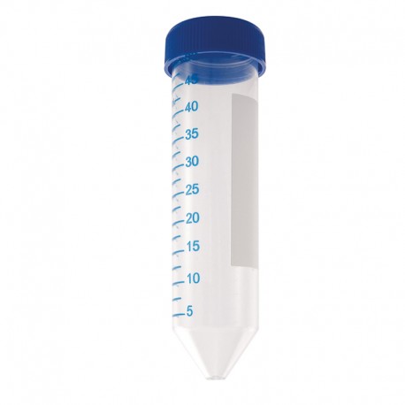 TUBE A CENTRIFUGER 50ML PP STERILE SANS JUPE (bouché à vis) x 500