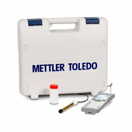 PH-METRE TERRAIN PORTABLE IP67 AVEC MEMOIRE EN MALLETTE S8 METTLER®