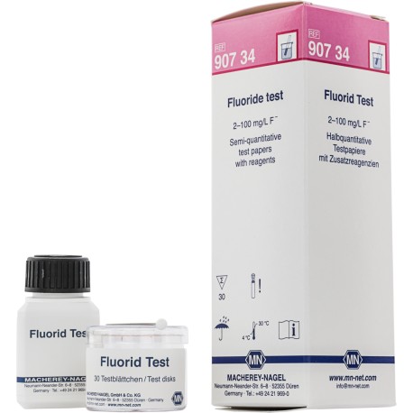 FLURORURE 0-100mg/L AVEC REACTIFS x 30 TESTS
