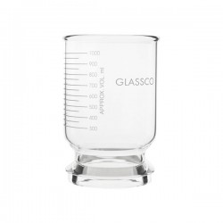 EMBASE AVEC OLIVE POUR SYSTEME DE FILTRATION VERRE Ø 90MM