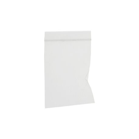 SACHET ECHANTILLON ZIP LOCK SANS PLAGE MARQUAGE 120x250MM x1000 