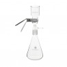 SYSTEME FILTRATION Ø47MM COMPLET ET FIOLE 1000ML VERRE GLASSCO