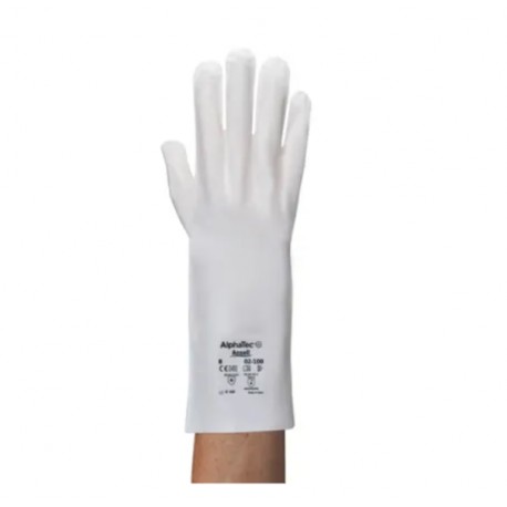 GANTS PROTECTION CHIMIQUE LAMINE SANS POUDRE TAILLE M ANSELL