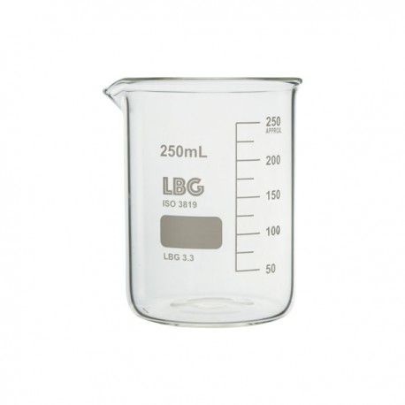 BECHER 150ML VERRE BORO FORME BASSE ECO x 12