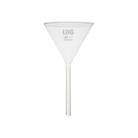 ENTONNOIR VERRE Ø EXT. 50MM Ø/TIGE 7MM L/TIGE 50MM x 12