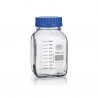 FLACON ISO 1000ML VERRE CLAIR GL80 (bouché bleu) SIMAX x 10