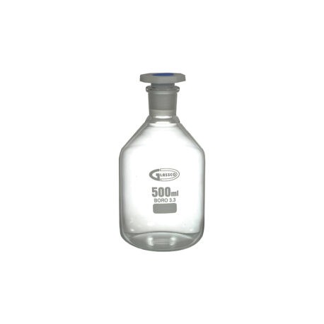 FLACON 250ML VERRE COL ETROIT RODE 19/26 GLASSCO