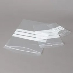 SACHET ECHANTILLON 250x350MM ZIP LOCK PE AVEC PLAGE MARQUAGE x 1000