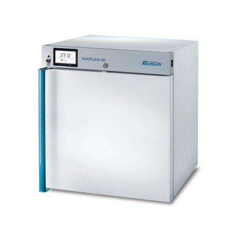 INCUBATEUR HETTCUBE 60 A CONVECTION FORCEE 56L 2 PLATEAUX HETTICH