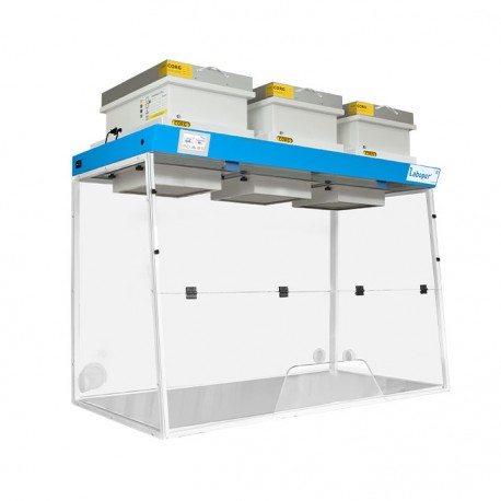 HOTTE FILTRATION 3 MODULES + PASSAGE TRAPEZE H153Z+H2C LABOPUR®