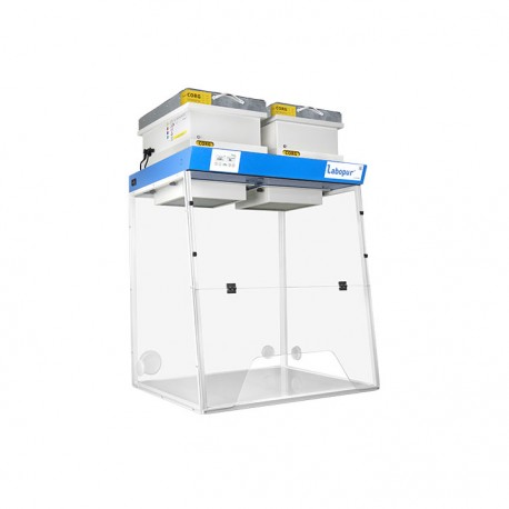 HOTTE FILTRATION 2 MODULES + PASSAGE TRAPEZE H092Z+H2C LABOPUR®