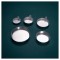 COUPELLE DE PESEE ALUMINIUM Ø INT 96MM H 20MM VOLUME 150ML x 100