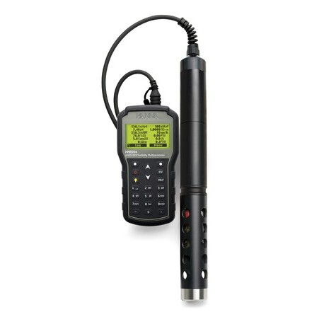 MULTIPARAMETRE PH/REDOX/ISE/EC/TUR/OD/°C GPS SONDE AUTONOME 4M HANNA
