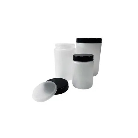 FLACON ROND 60ML PEHD COL LARGE (bouché+obturateur) x 500 SCHARLAU