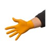 GANTS NITRILE ORANGE NON POUDRE GRIPPAZ TAILLE L x 50