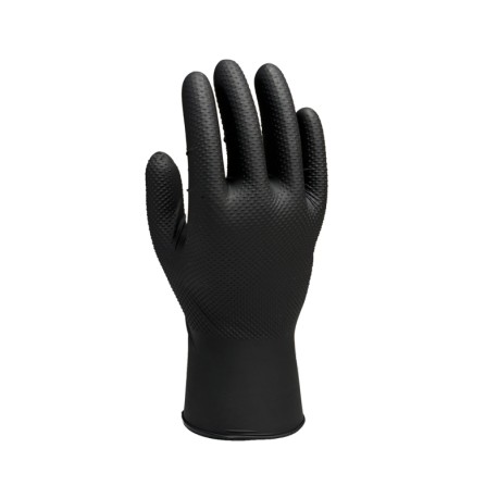 GANTS NITRILE NOIR NON POUDRE XTRA GRIP TAILLE XL x 50