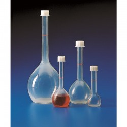 FIOLE JAUGEE 1000ML PMP AVEC BOUCHON A VIS FILETAGE GL25 x 1