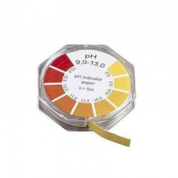 PAPIER INDICATEUR PH 9.5/13 UNIVERSEL x ROULEAU DE 5M