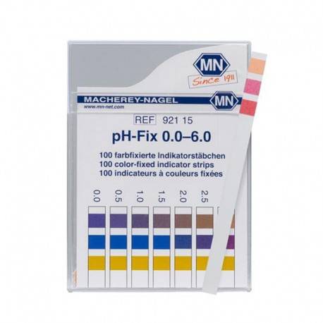 BANDELETTE pH FIX 0-6.0 NON MIGRANTE MACHEREY NAGEL® x 100