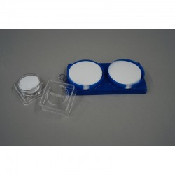 FILTRE MEMBRANE PTFE D/25MM PORO 5µM BLANCHE NON STERILE x 100 