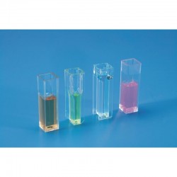 CUVE SPECTRO 1.5ML VISIBLE PS TRAJET OPTIQUE 10MM SEMI MICRO x 100