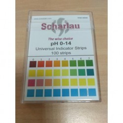 BANDELETTE INDICATRICE pH 2-9 PLASTIFIE NON MIGRANTE SCHARLAU® x 100