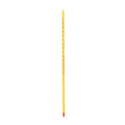 THERMOMETRE JAUNE LIQUIDE ROUGE -10+110°C SUB/1°C L/300MM ***