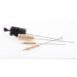 GOUPILLON POUR TUBE ESSAIS POILS NATURELS Ø/15MM L/UTILE 75MM x 5