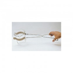 PINCE A BECHER INOX ECART 60-100MM LONGUEUR 450MM