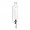 AMPOULE DE COULEE CYLINDRIQUE ISOBARE 250ML 29/32 ROBINET PTFE