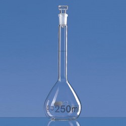 FIOLE JAUGEE 100ML CL"A" RODE 12/21 GRAD BLEUE BOUCHON VERRE BRAND x2